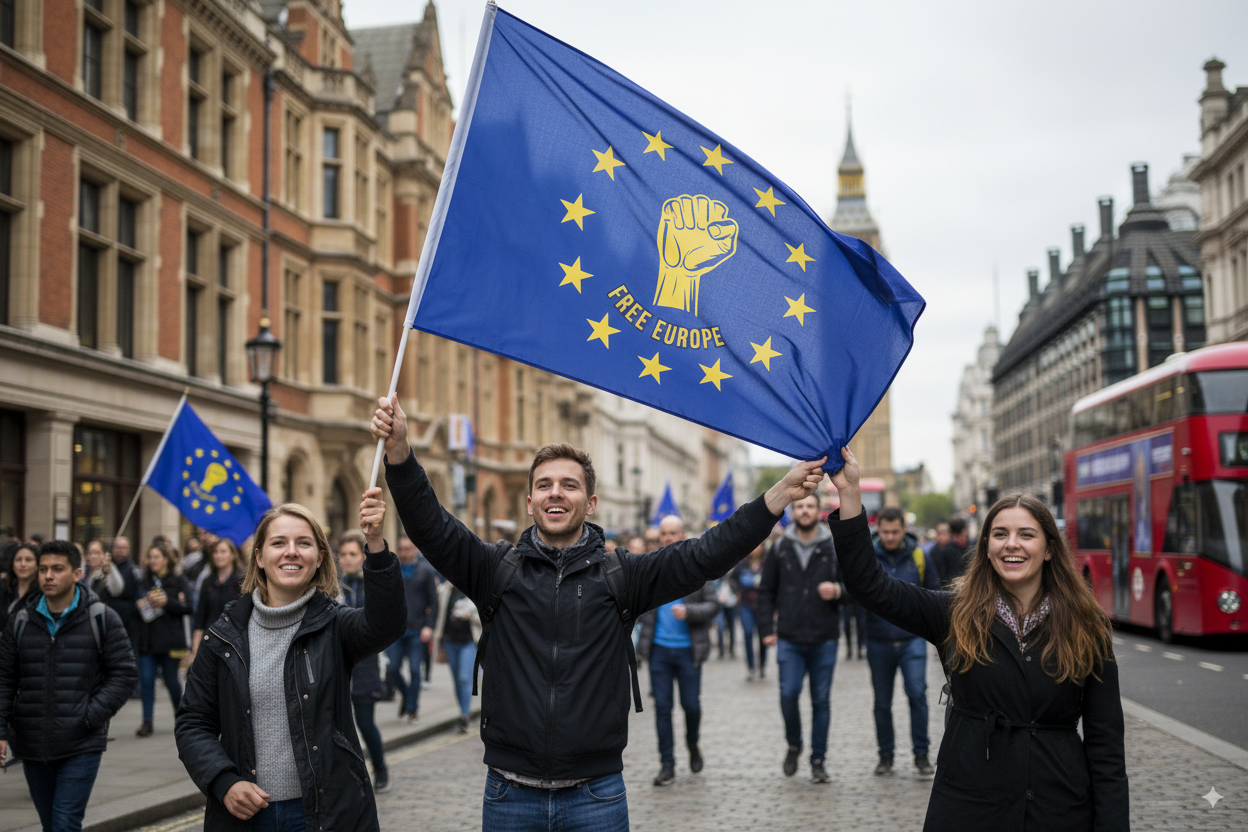 Free Europe Flag - 36x60"